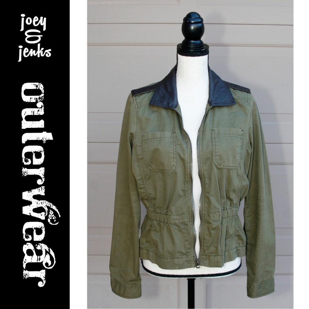 Lucky Brand Army Green Utility Jacket Medium